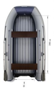 Лодка ПВХ Флагман DK 450 НДНД надувная под мотор